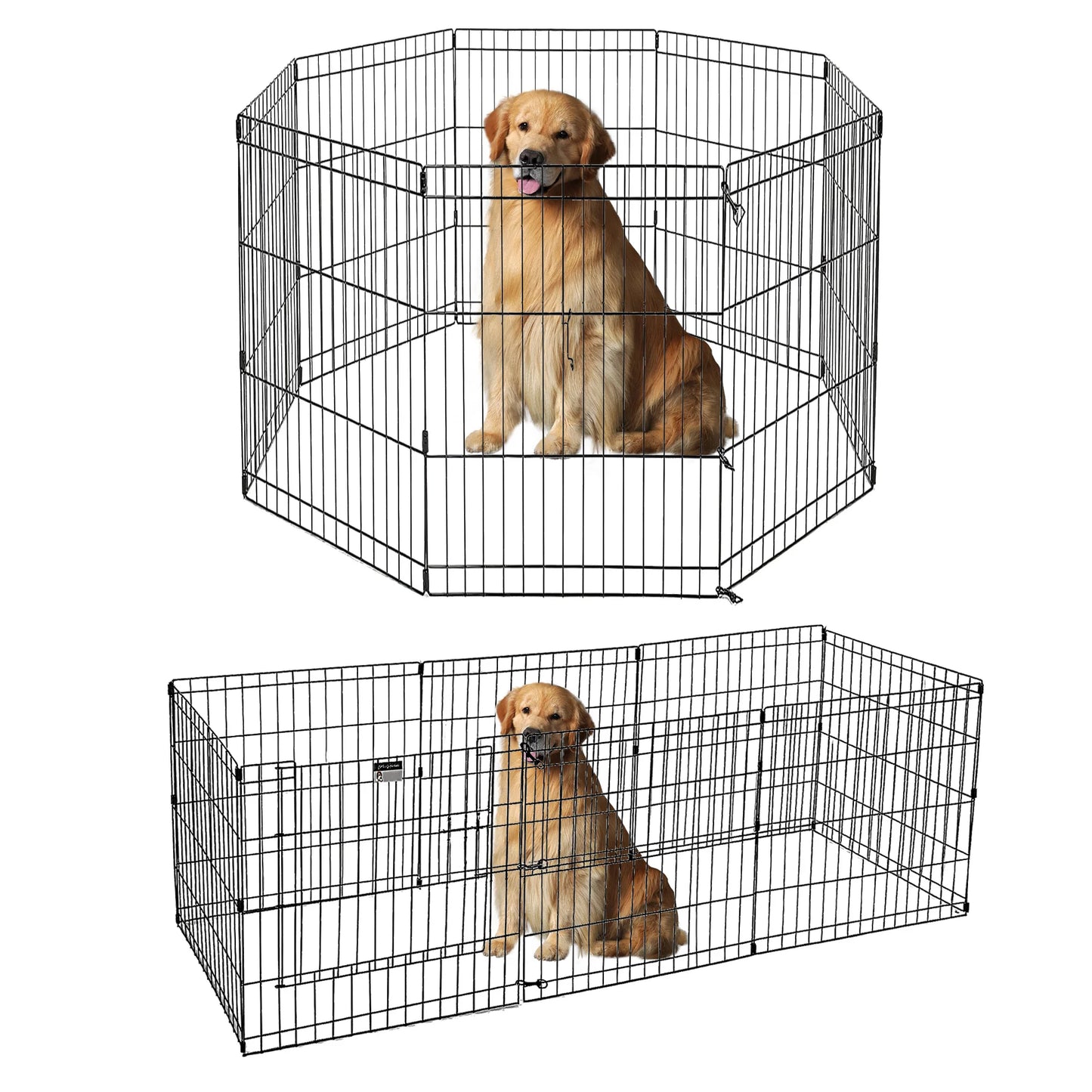 Foldable Metal Pet Playpen for Indoor/Outdoor