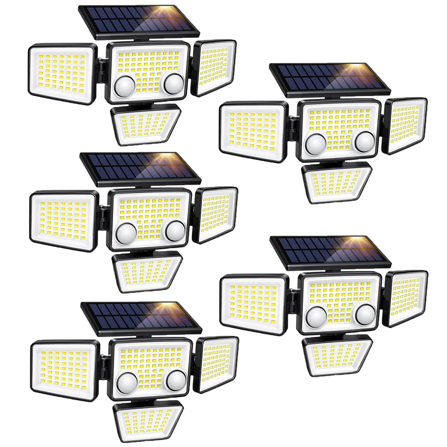 Solar Outdoor Lights - 3000LM 188 LED Motion Sensor Lights