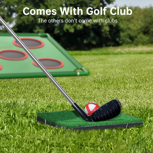 Golf Game Play Set for Golfers Fathers, with 20 Velcro Golf Balls