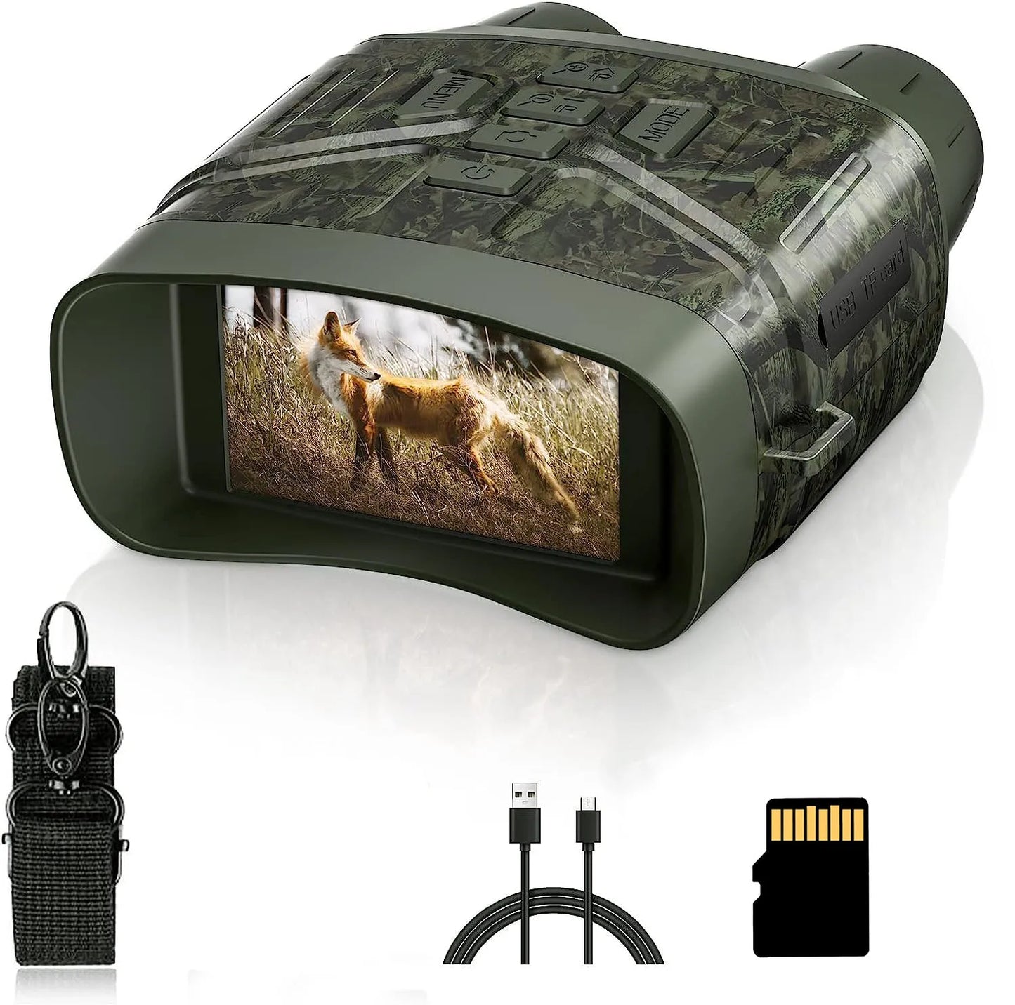 4K Night Vision Binoculars with Rechargeable Battery 32 GB