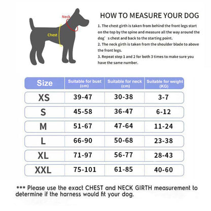 NO PULL Dog Harness with Reflective Material