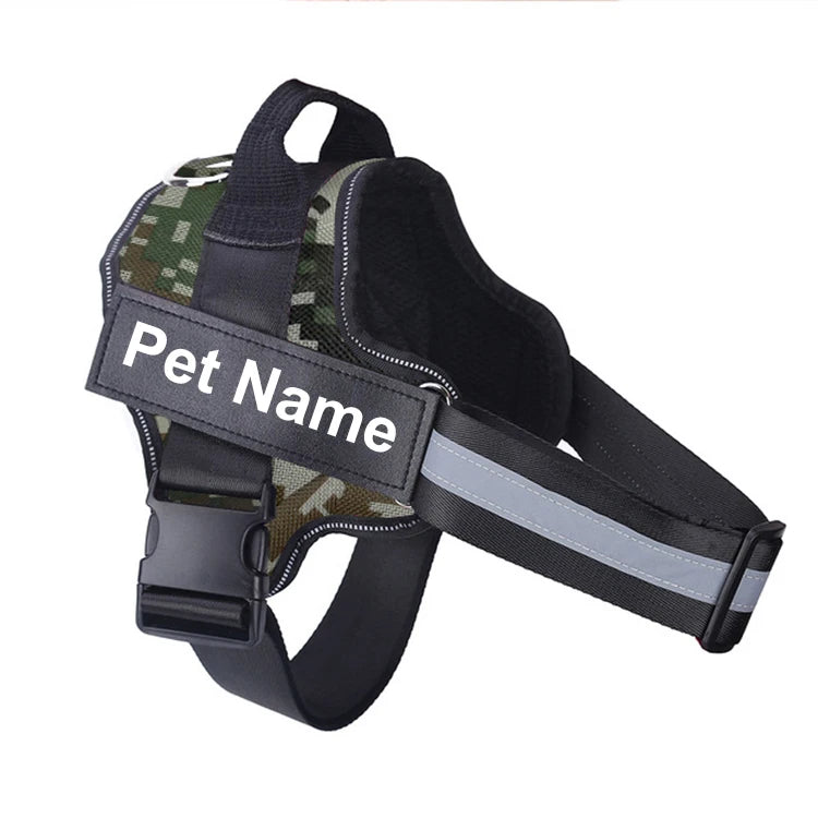 NO PULL Dog Harness with Reflective Material