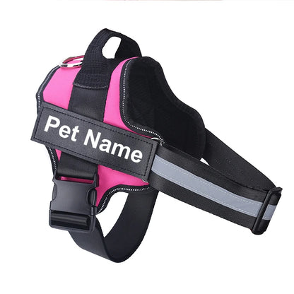 NO PULL Dog Harness with Reflective Material