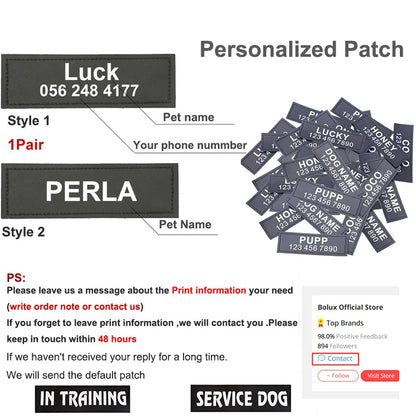 NO PULL Dog Harness with Reflective Material