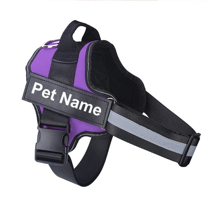 NO PULL Dog Harness with Reflective Material