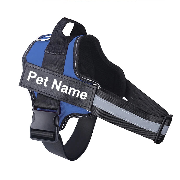 NO PULL Dog Harness with Reflective Material