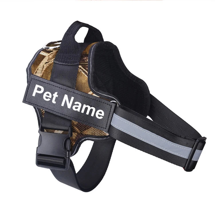 NO PULL Dog Harness with Reflective Material