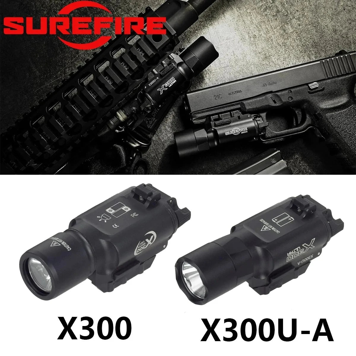 SureFire An Ultra Weapons Gun Flashlight