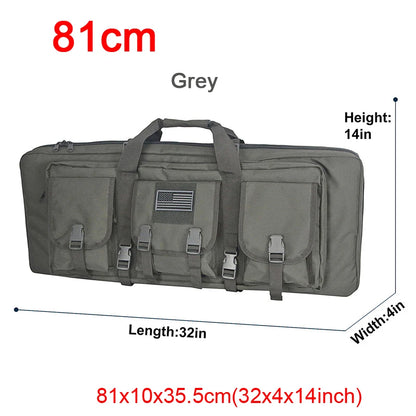 LQARMY 32 38 42 48-inch Tactical Double Rifle Case