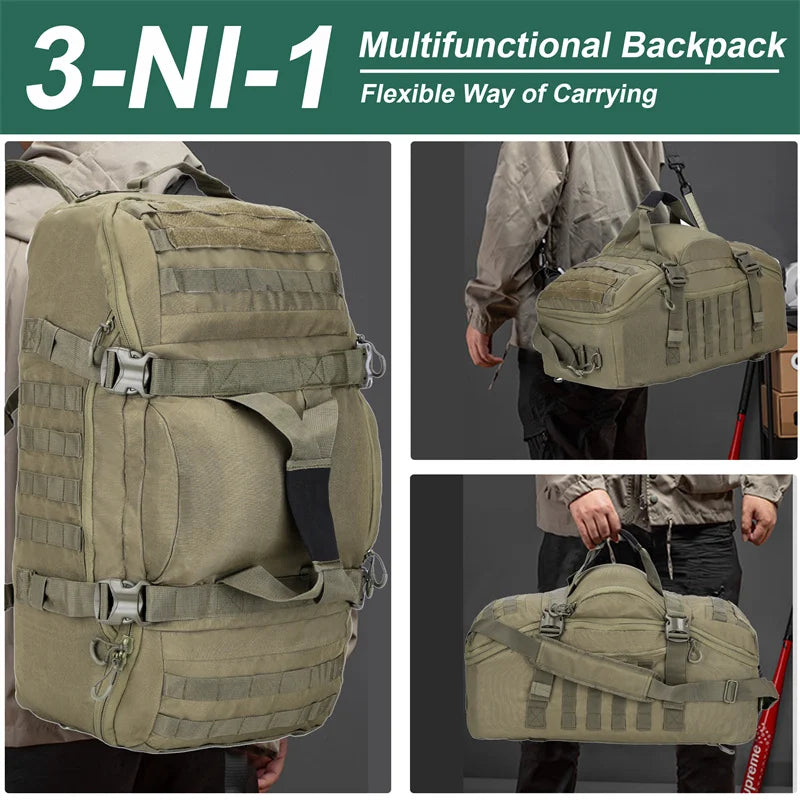 Outdoor Mountaineering Bag Molle Tactical Backpack