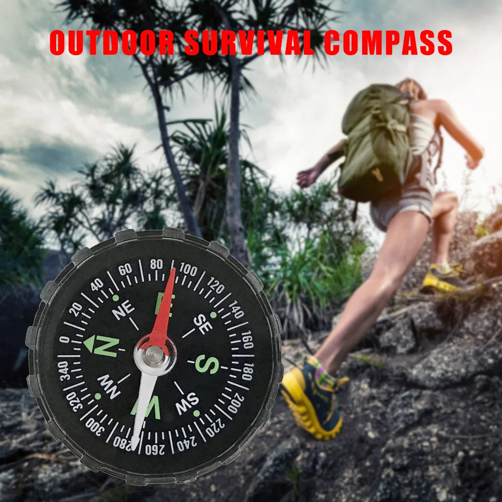 10-1PCS Mini Compass Portable Handheld Compass