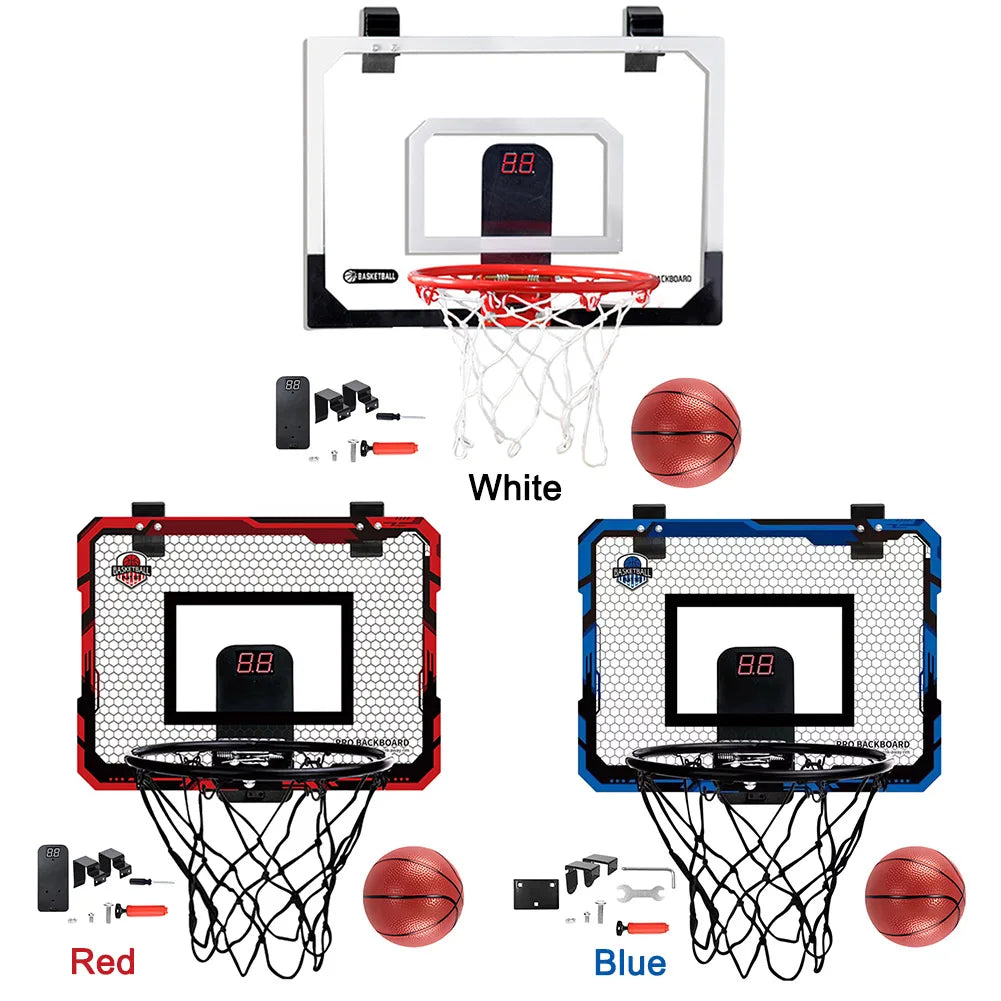 Kids Mini Basketball Hoop with Electronic Scoreboard