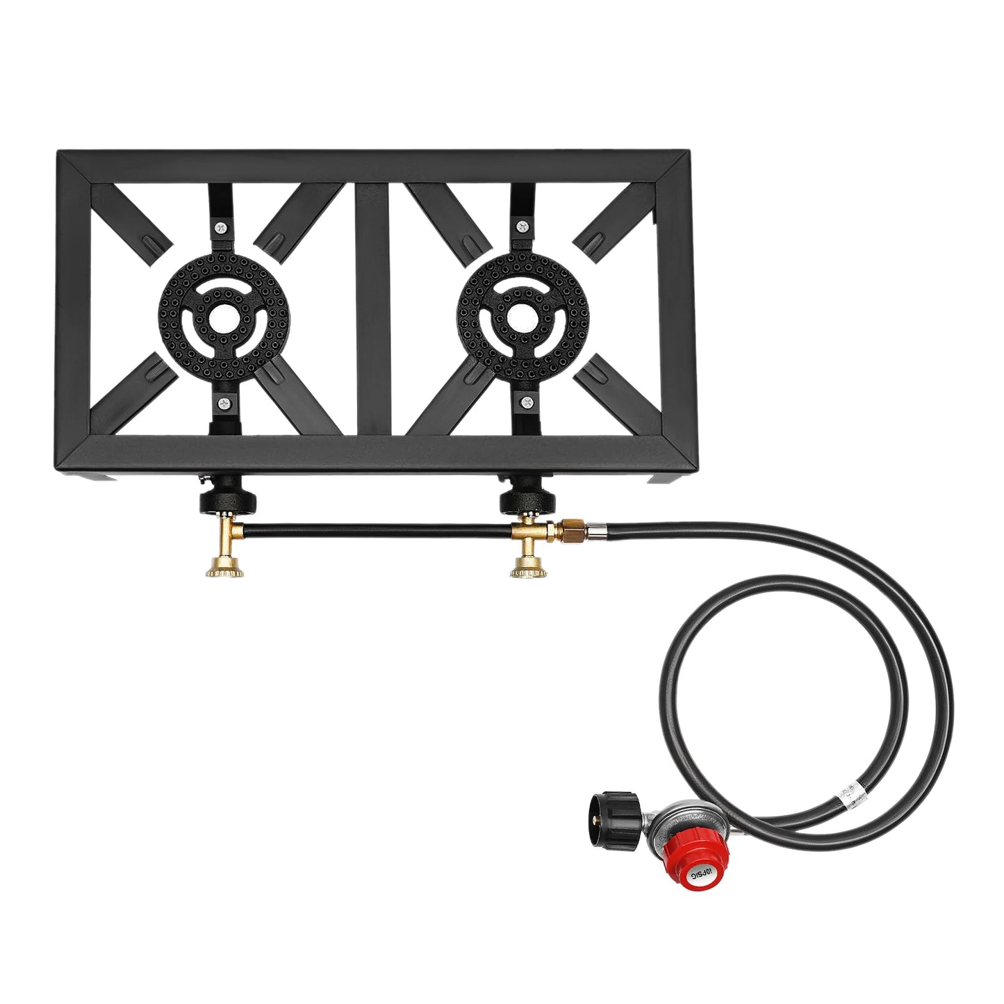 8000W Portable Double Burner Outdoor Propane Gas Camping Stove