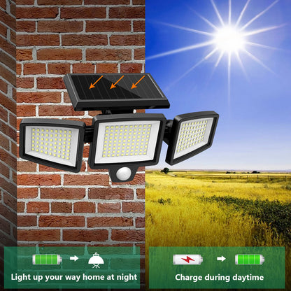 Outdoor Waterproof Solar Light with Motion Sensor 200+ LEDs