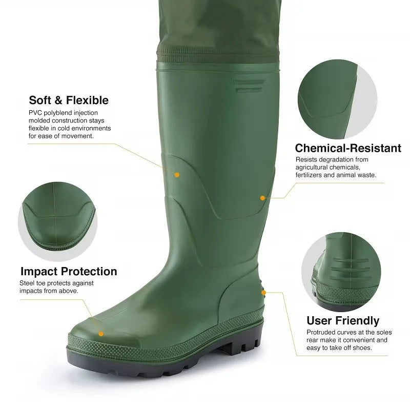 Breathable Waterproof Fishing Overalls Waders Pants