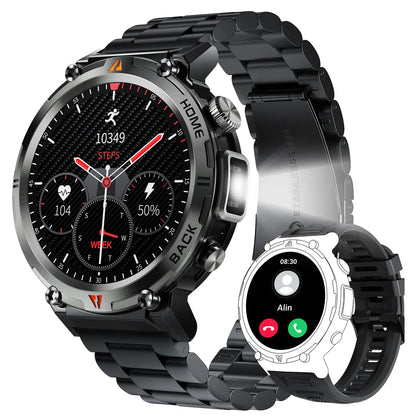 Bluetooth Call smartwatch for men Full Touch Screen With Health Monitor heart rate