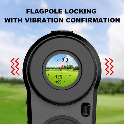 Golf Rangefinder, 6x Magnification , Flag-Lock Vibration