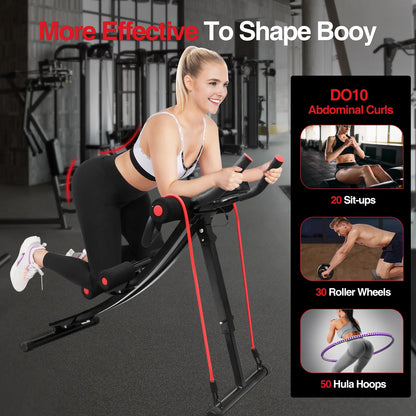 GIKPAL Ab Foldable Workout Equipment Fitness Trainer