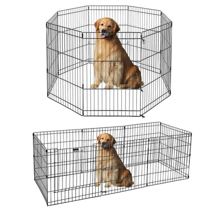 Foldable Metal Pet Playpen for Indoor/Outdoor