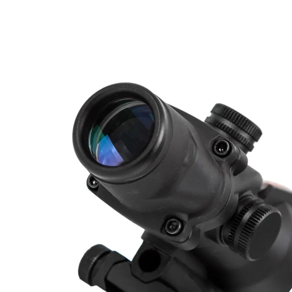 4X32 Hunting Riflescope Real Fiber Optics Grenn Red Dot Illuminated
