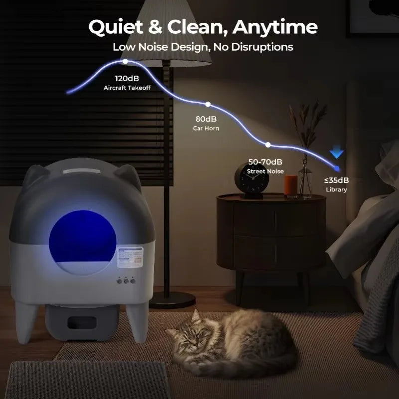 Automatic Cat Self Cleaning Litter Box