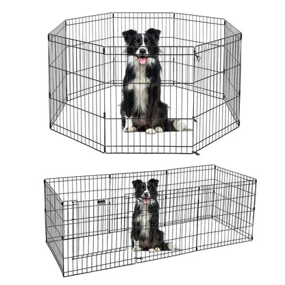 Foldable Metal Pet Playpen for Indoor/Outdoor