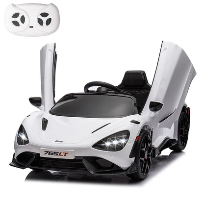 12V electric McLaren 765LT Kid Car with Hydraulic Doors