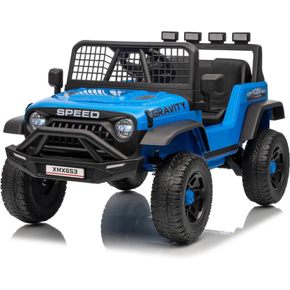 Electric Kids Ride On Car with Remote Control Bluetooth Music Player LED Light