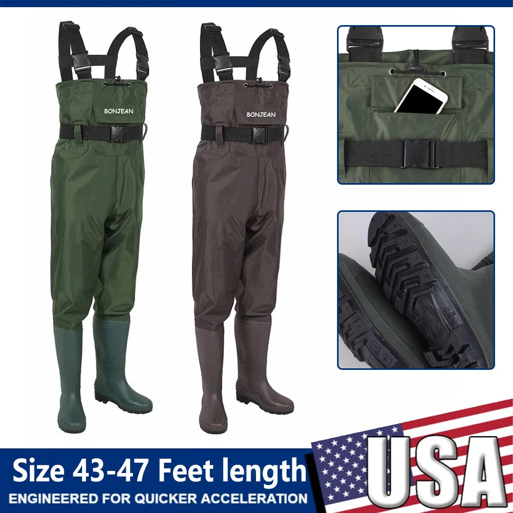 Breathable Waterproof Fishing Overalls Waders Pants