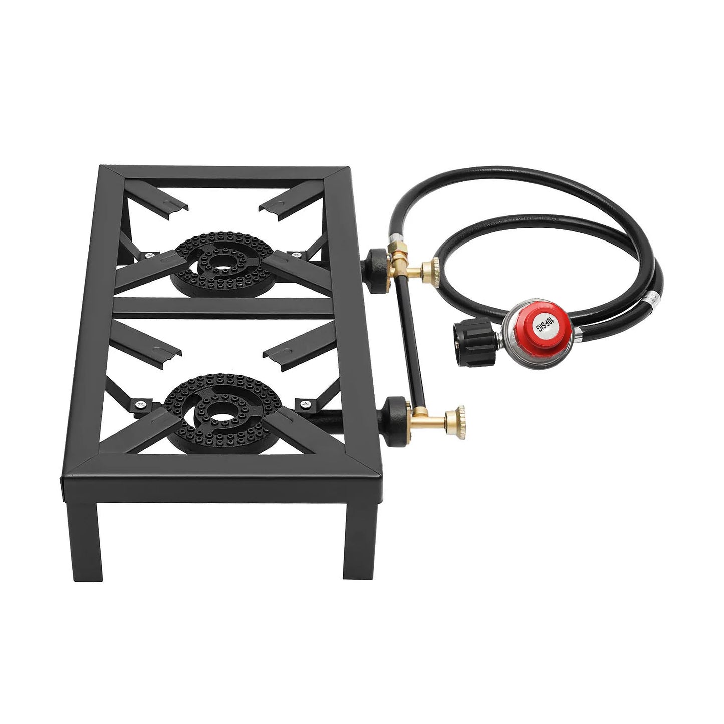 8000W Portable Double Burner Outdoor Propane Gas Camping Stove