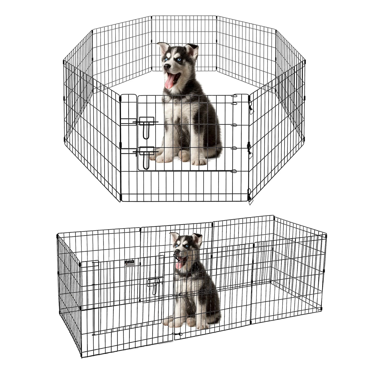 Foldable Metal Pet Playpen for Indoor/Outdoor
