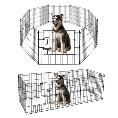 Foldable Metal Pet Playpen for Indoor/Outdoor