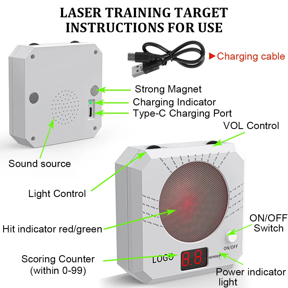 Infrared Electronic Scoring Laser Target Toy Equipment