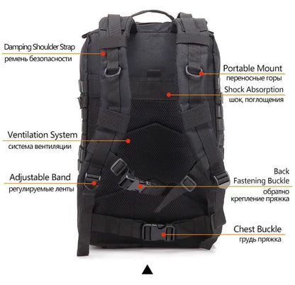 Tactical Backpacks Traveling Bags Outdoor School Pack Trekking Hunting camping equipment