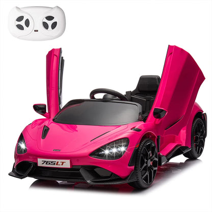 12V electric McLaren 765LT Kid Car with Hydraulic Doors