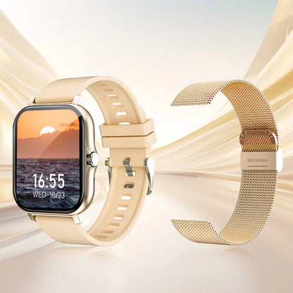Smartwatch Multi-Sport Mode outdoor Control exercise count calories Weather Forecast Message Notification Compatible with Android