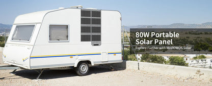 120W 80W 40W Portable Solar Panel, Emergency Power Supply
