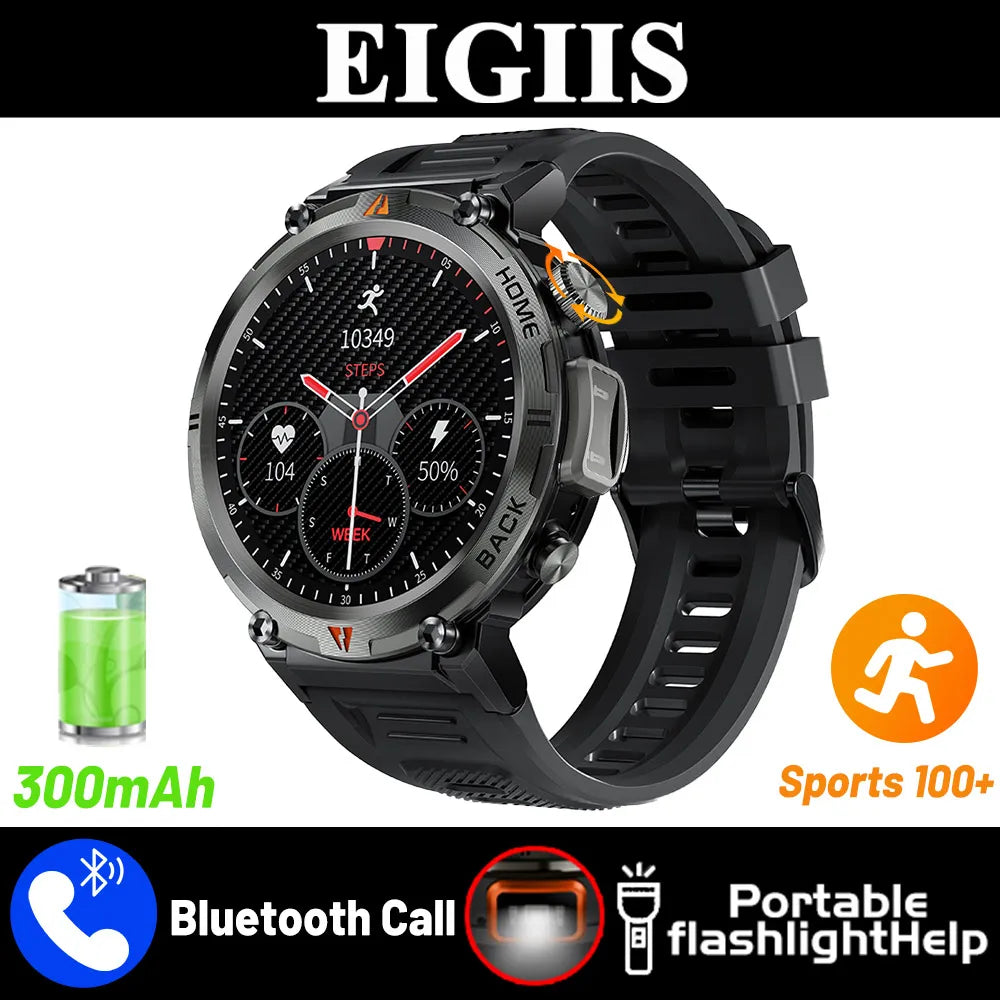 Bluetooth Call smartwatch for men Full Touch Screen With Health Monitor heart rate