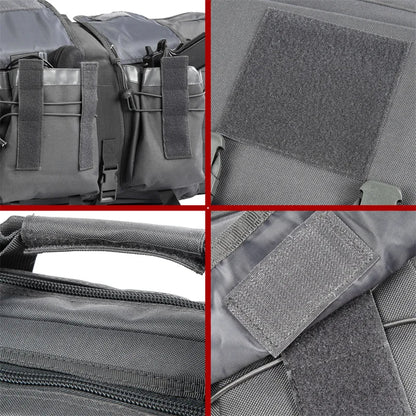 LQARMY 32 38 42 48-inch Tactical Double Rifle Case