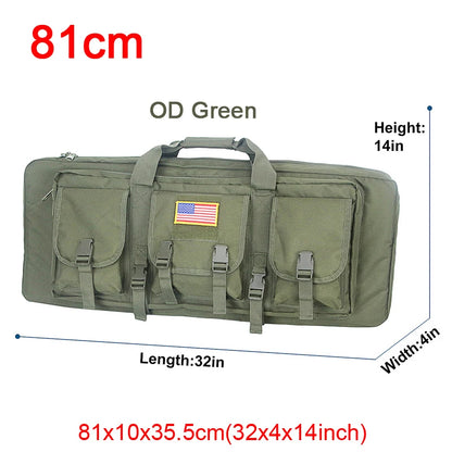 LQARMY 32 38 42 48-inch Tactical Double Rifle Case
