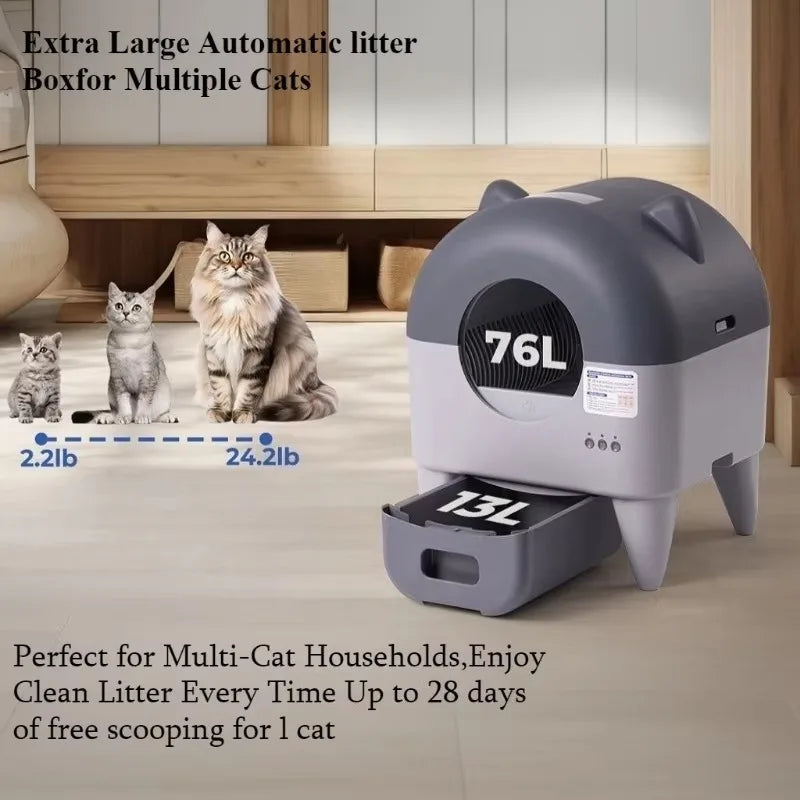 Automatic Cat Self Cleaning Litter Box