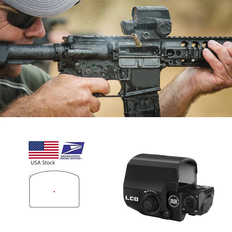 Tactical LCO Red Dot Holographic Reflex Sight Fit All 20mm Rail Mount