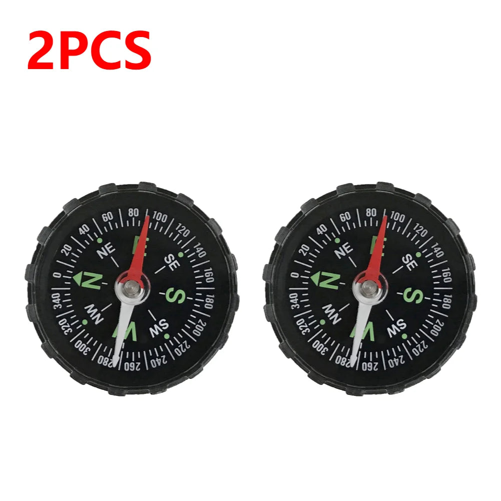 10-1PCS Mini Compass Portable Handheld Compass