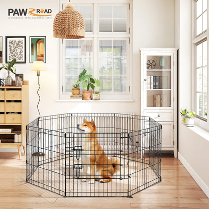 Foldable Metal Pet Playpen for Indoor/Outdoor