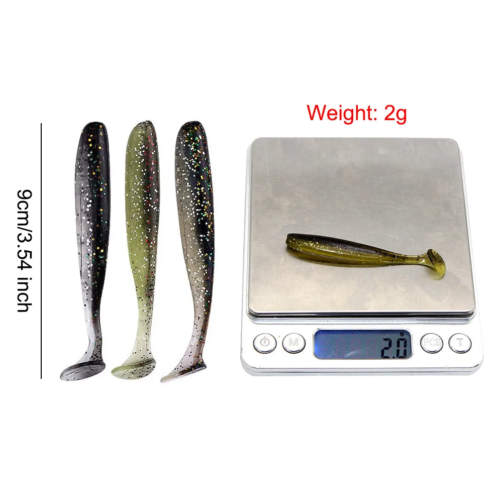 10Pcs Swim Baits for Bass Trout Freshwater Saltwater