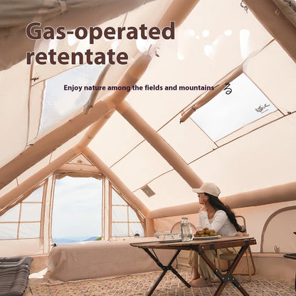 Inflatable Tent For Outdoor Recreational With Stove Plug,