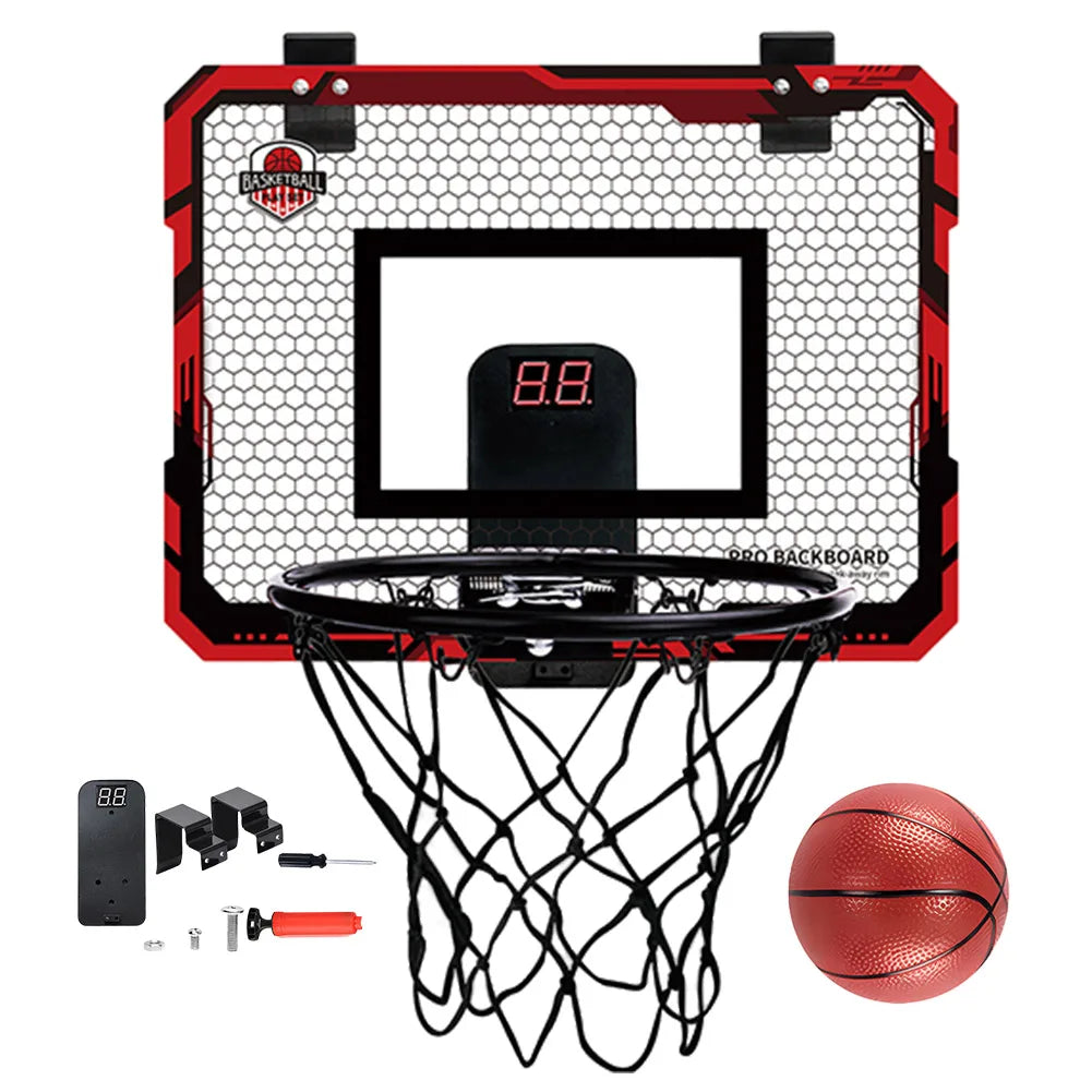 Kids Mini Basketball Hoop with Electronic Scoreboard