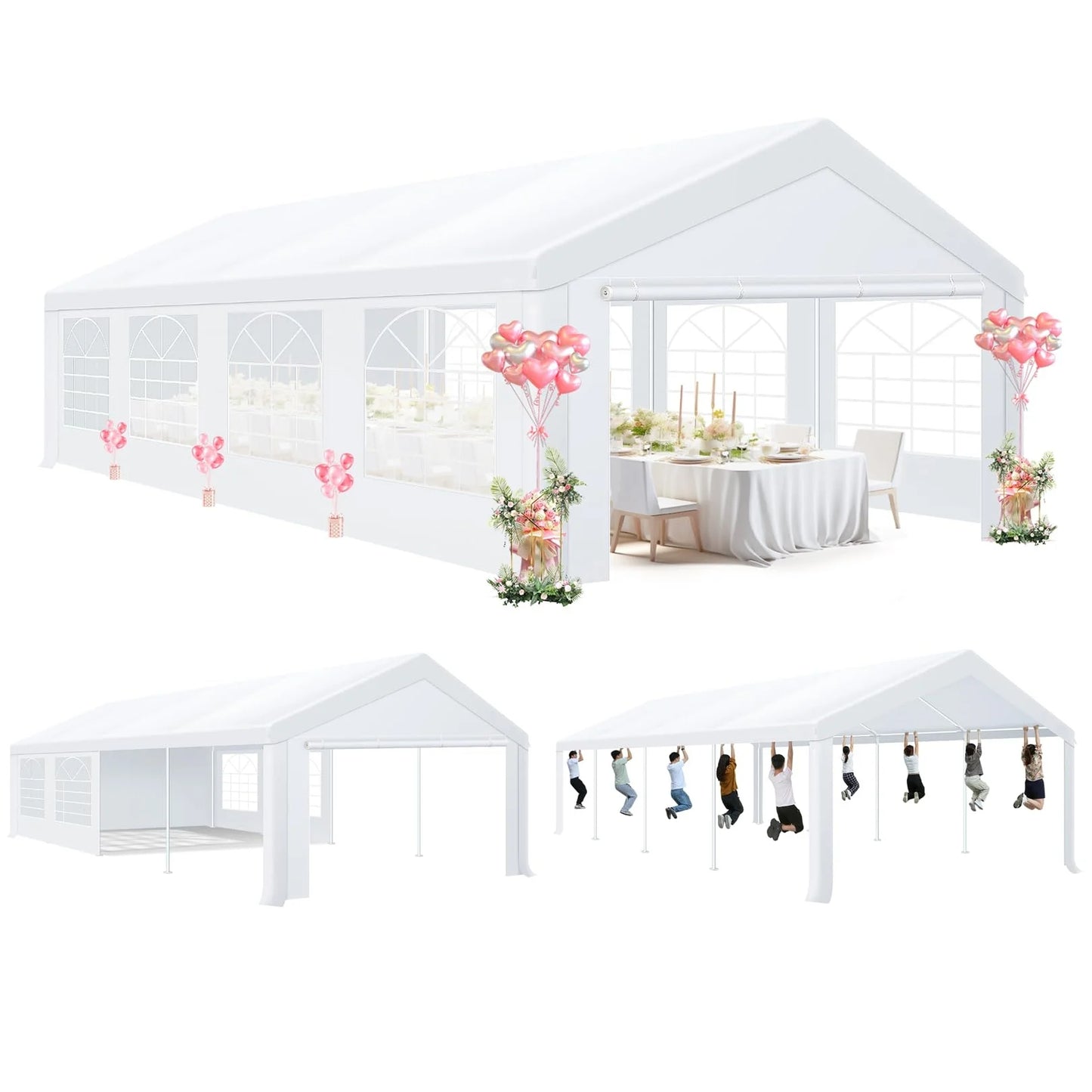 Outdoor 20x40FT Party Tent Heavy Duty, Wedding Tent