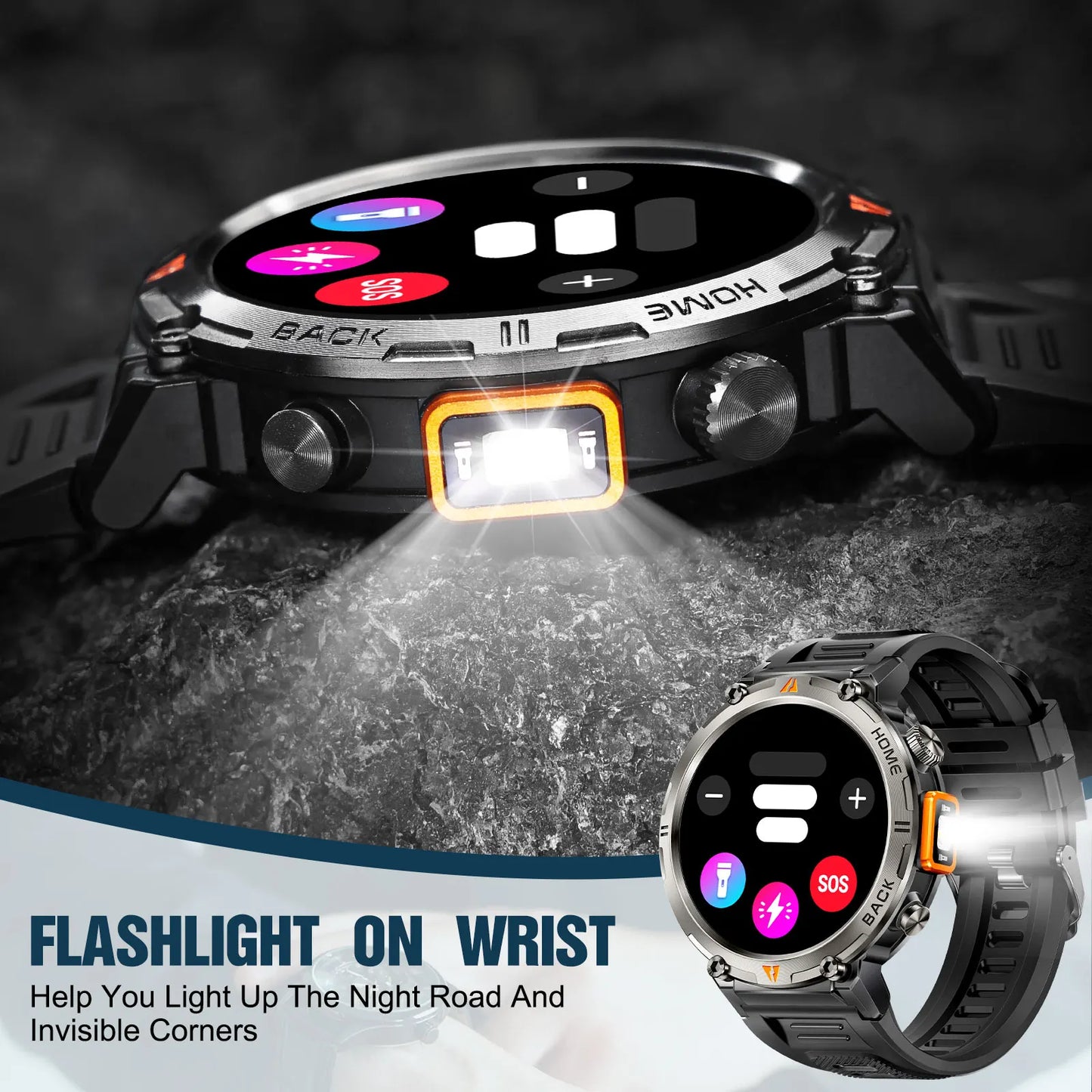 Bluetooth Call smartwatch for men Full Touch Screen With Health Monitor heart rate