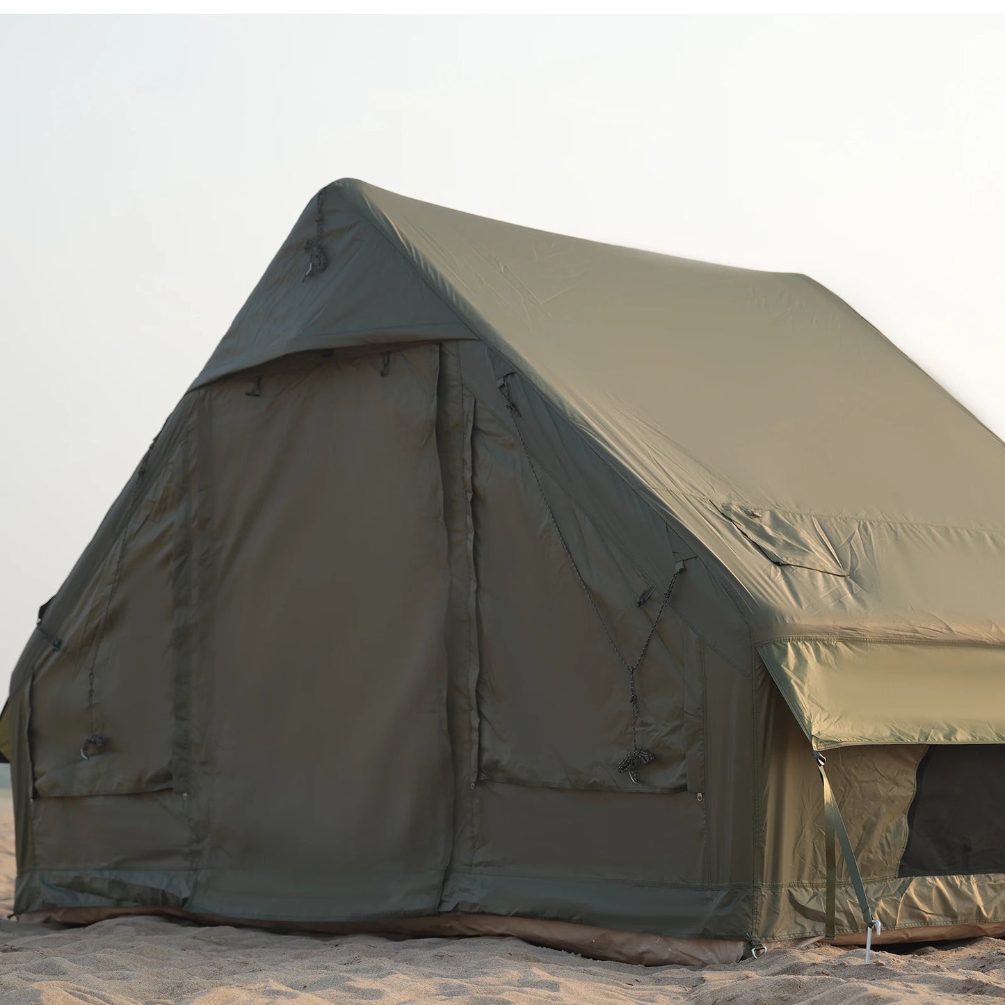 Inflatable Tent For Outdoor Recreational With Stove Plug,